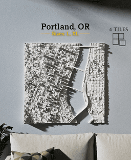 Portland, OR - L & XL 3d model