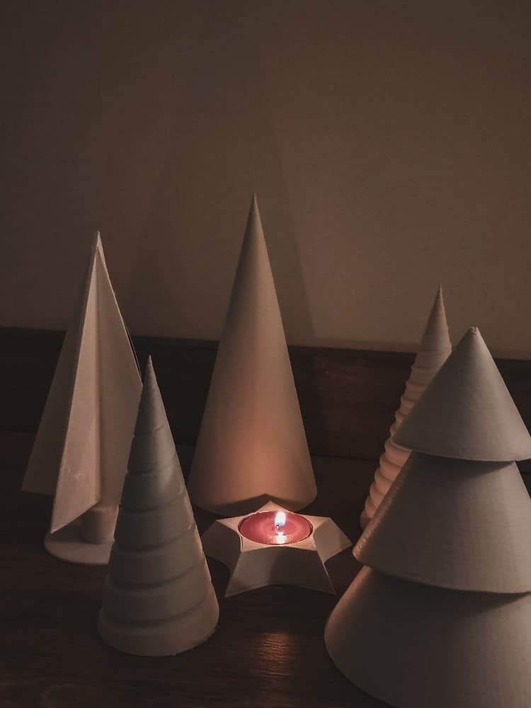 Cone Trees 3d model