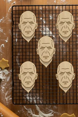 Voldemort Cookie Cutter, Biscuit Cutter 3d model