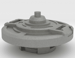 BEYBLADE SICKLE WEASEL | COMPLETE | ANIME SERIES 3d model