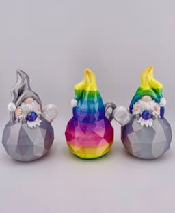 Gnome On an Ornament 3d model