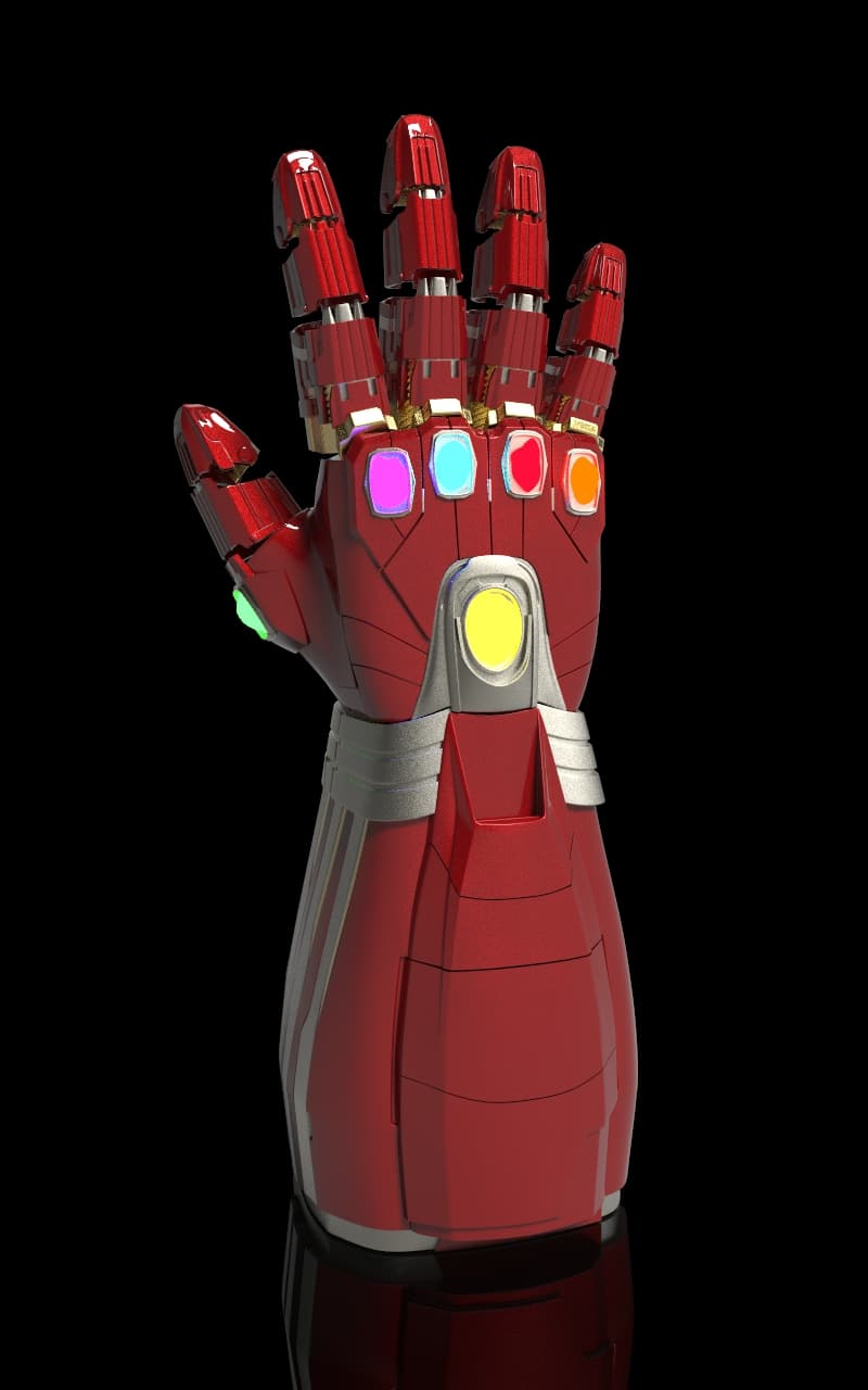 End Game Gauntlet 3d model