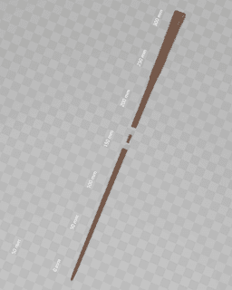 Newt Scamander’s Wand - Fantastic Beasts 3d model
