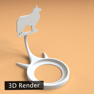 Anima Collie 3d model