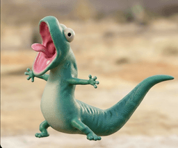 Tom Lizard 01 FROMT Hoppers 3d model