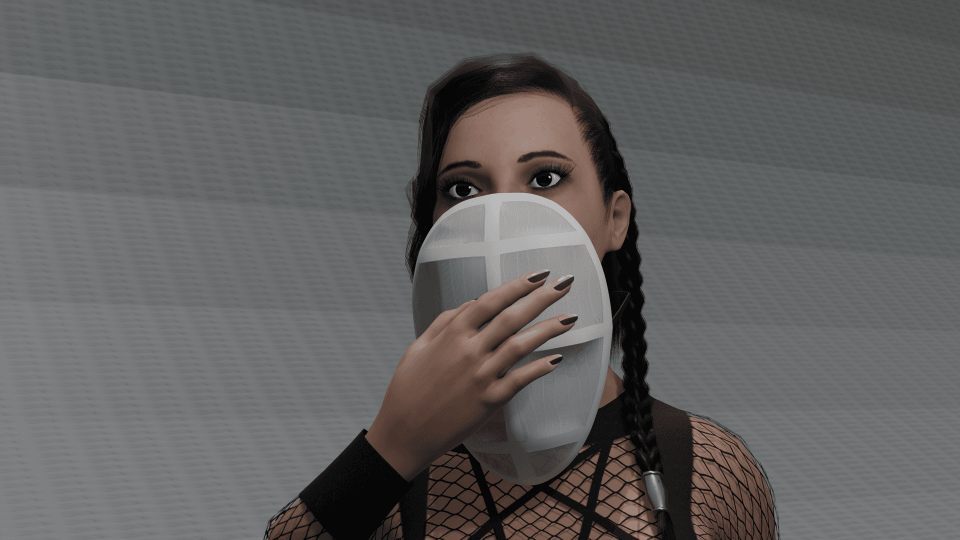 Cage Mask 3d model