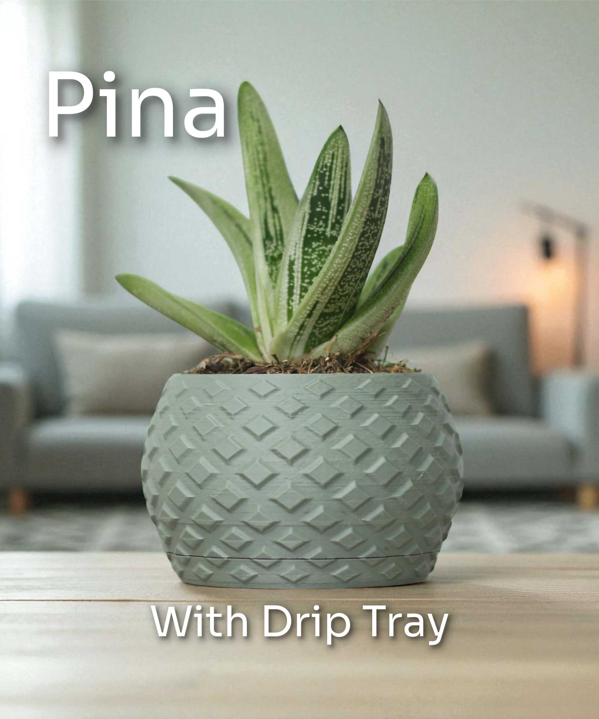 Pina Twist Off Drip Tray Pot 3d model