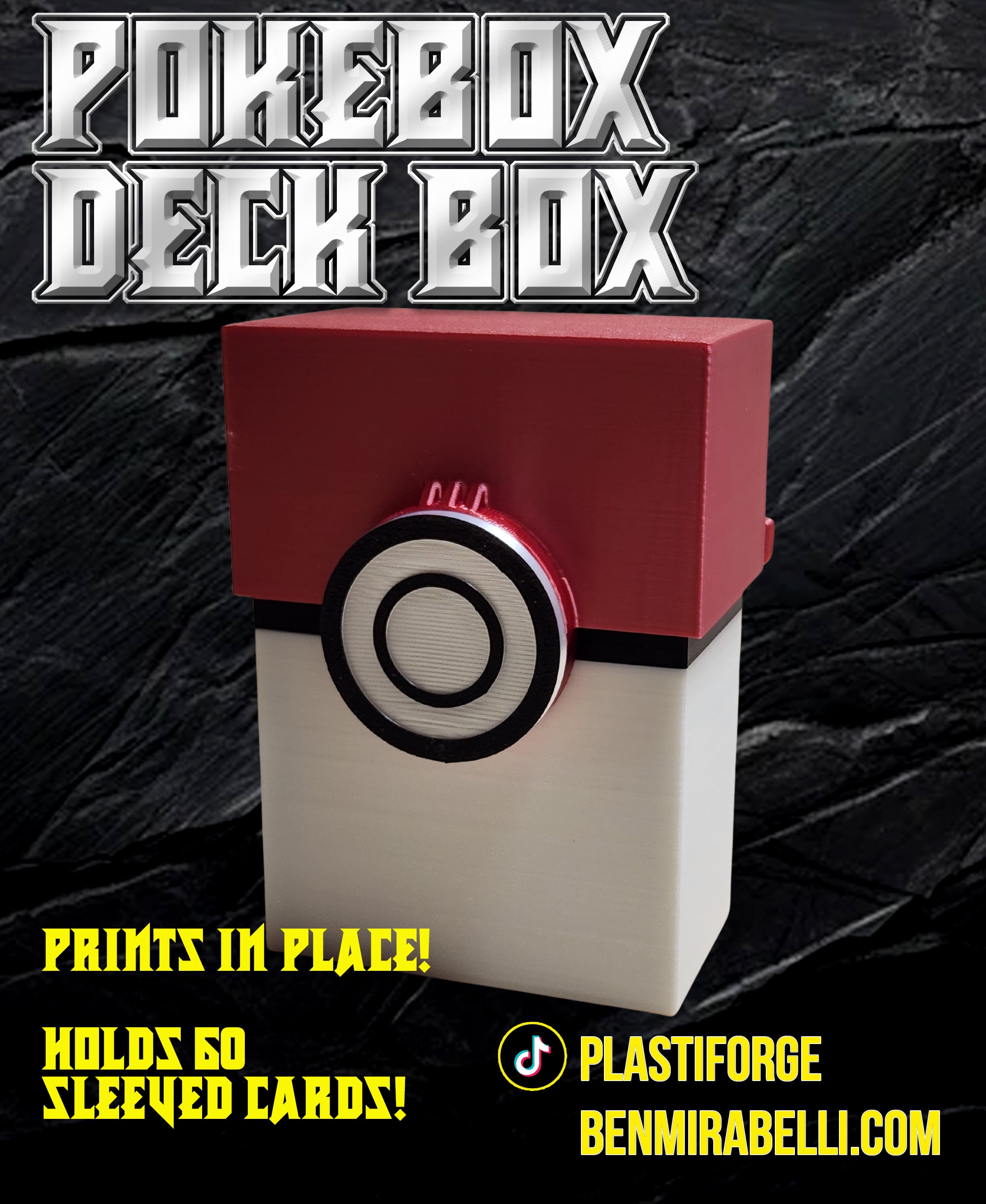 pokebox deck box 3d model