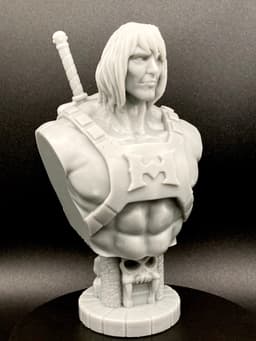 He-Man Bust V2 (Pre-Supported) 3d model