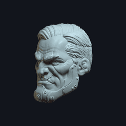 Dex v13 Action Figure Head 3d model