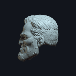 Dex v13 Action Figure Head 3d model