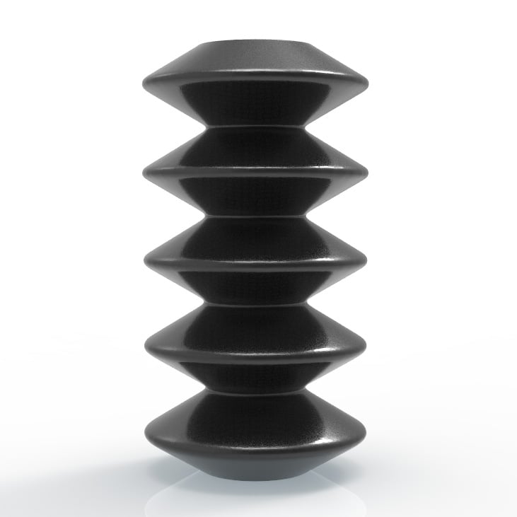 STACKED DISC VASE 3d model