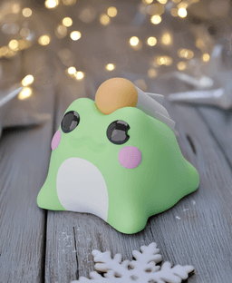 Missile & Toad Keychain (Single Color) 3d model