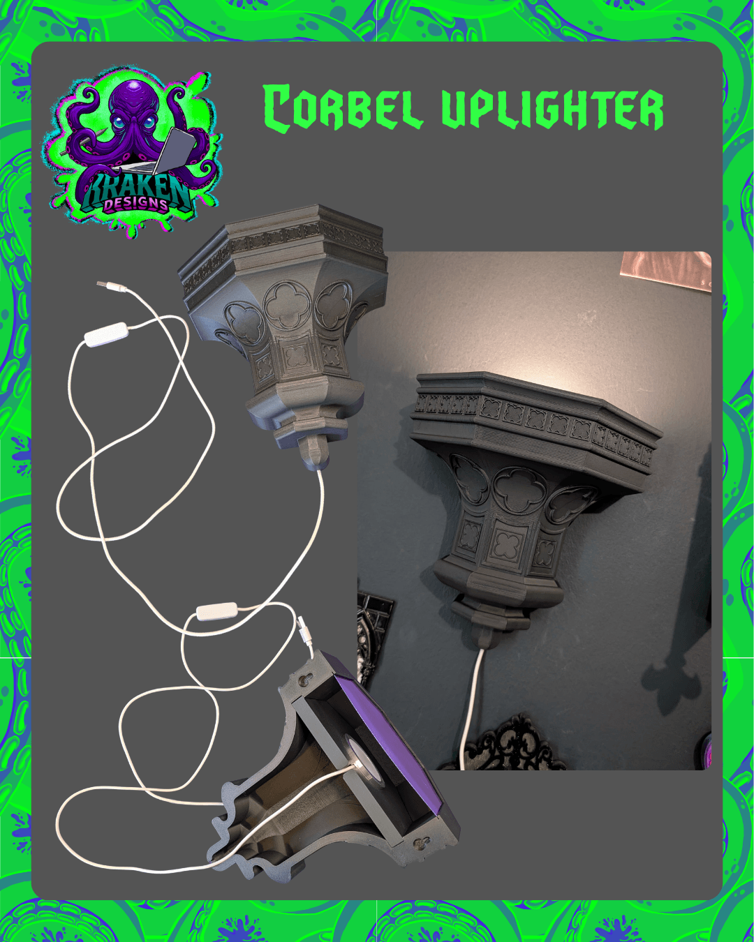 Corbel Uplighter 3d model