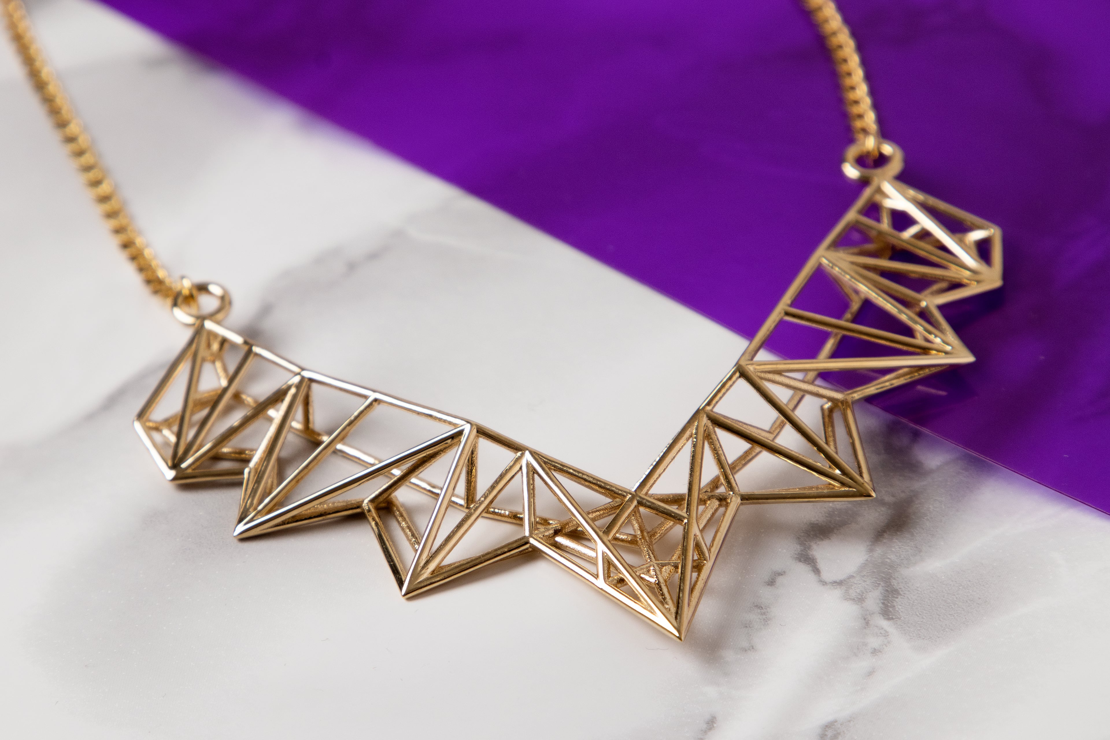 Trussed Necklace 3d model