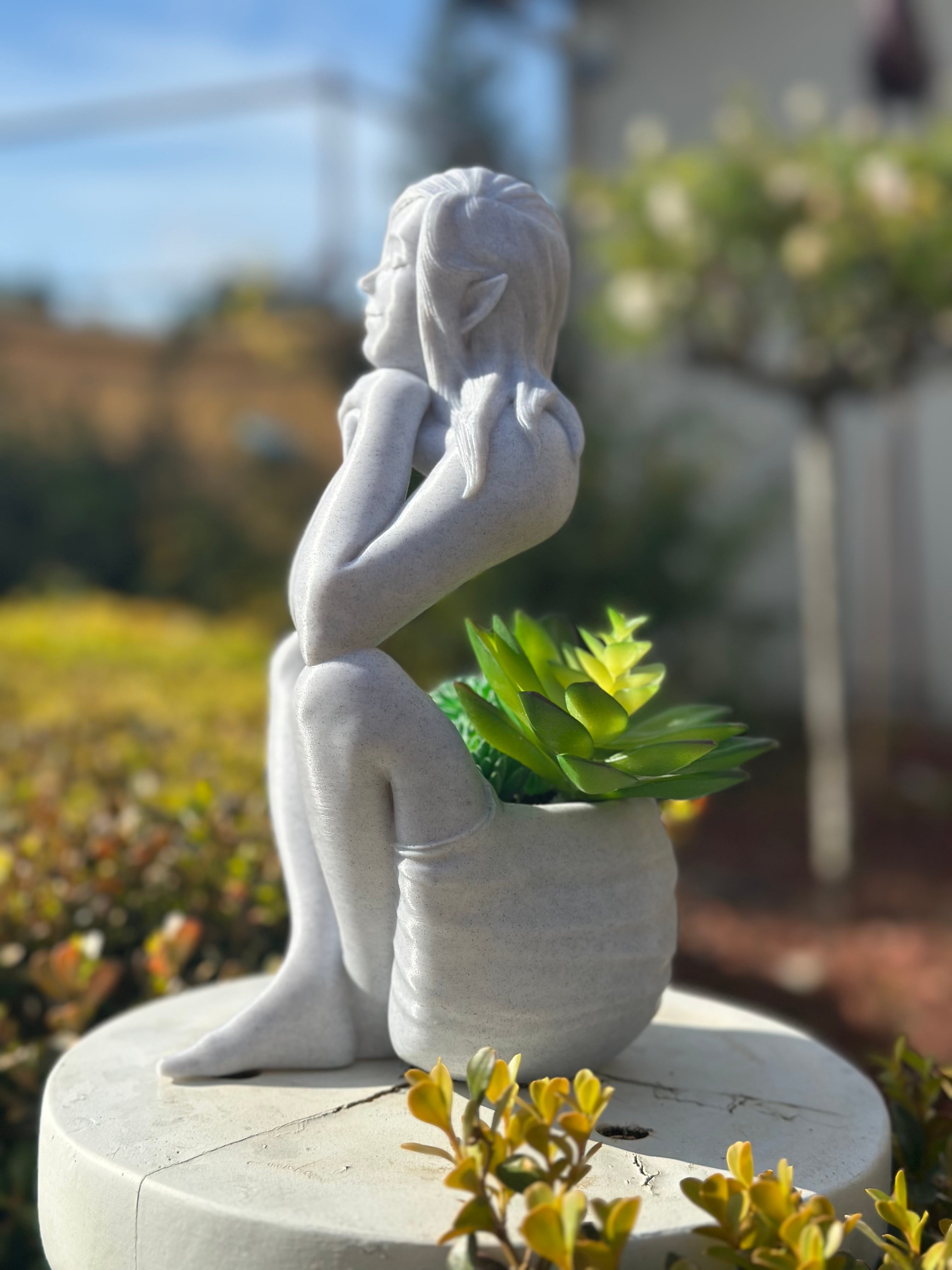 Elven Sanctuary Planter 3d model