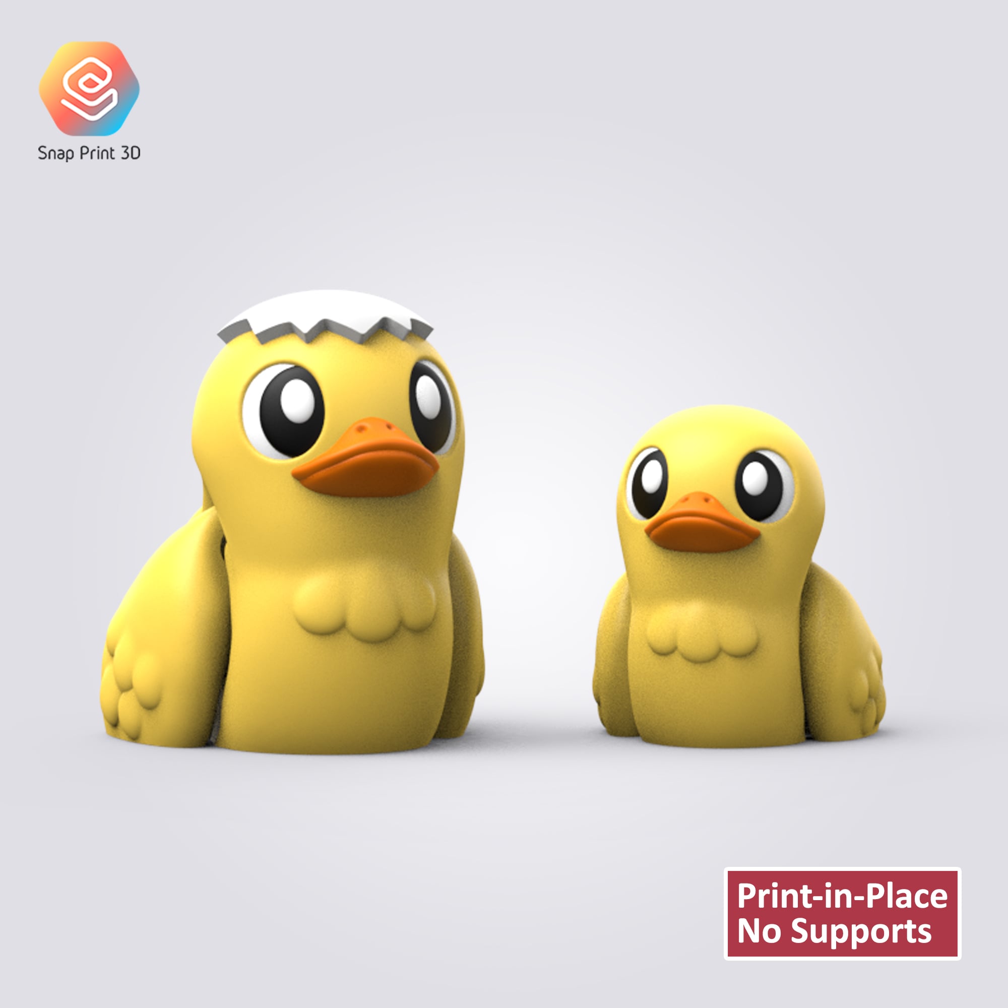 Flexi Little Duck 3d model