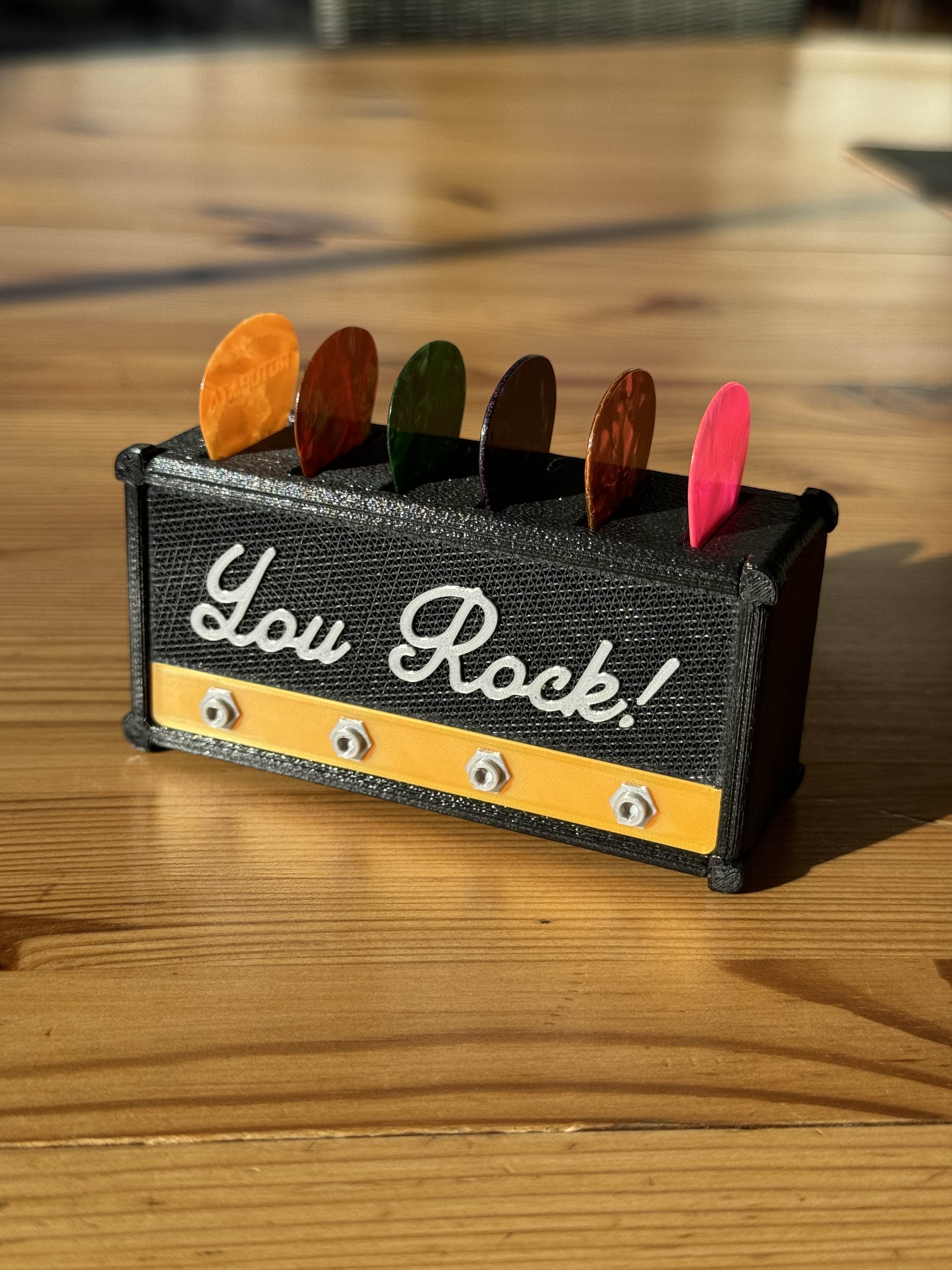Jack guitar pick holder 3d model