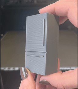 Fridge - 1:24 Scale Miniature 3d model