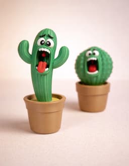 Screaming Cactuses - Part I 3d model