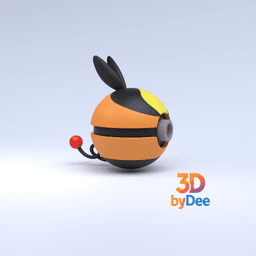 Tepig Pokeball 3d model