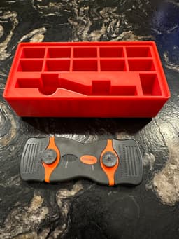 Gridfinity razor scraper holder 3d model