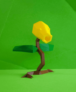 Bellsprout Low Poly Pokemon 3d model