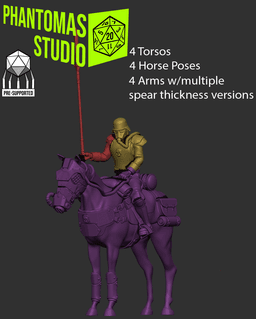 Lycan Death Riders 3d model