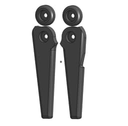 Yaesu FT-817 ND Front Feet 3d model