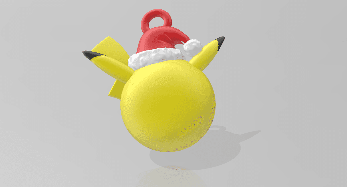 Remix of Pikachu - Xmas Remixable - Fan Art 3d model