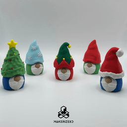 Gnome Clicker (6 Different Hats) 3d model