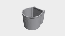 HS1 - Cylindrical Holder 90mm ID 3d model