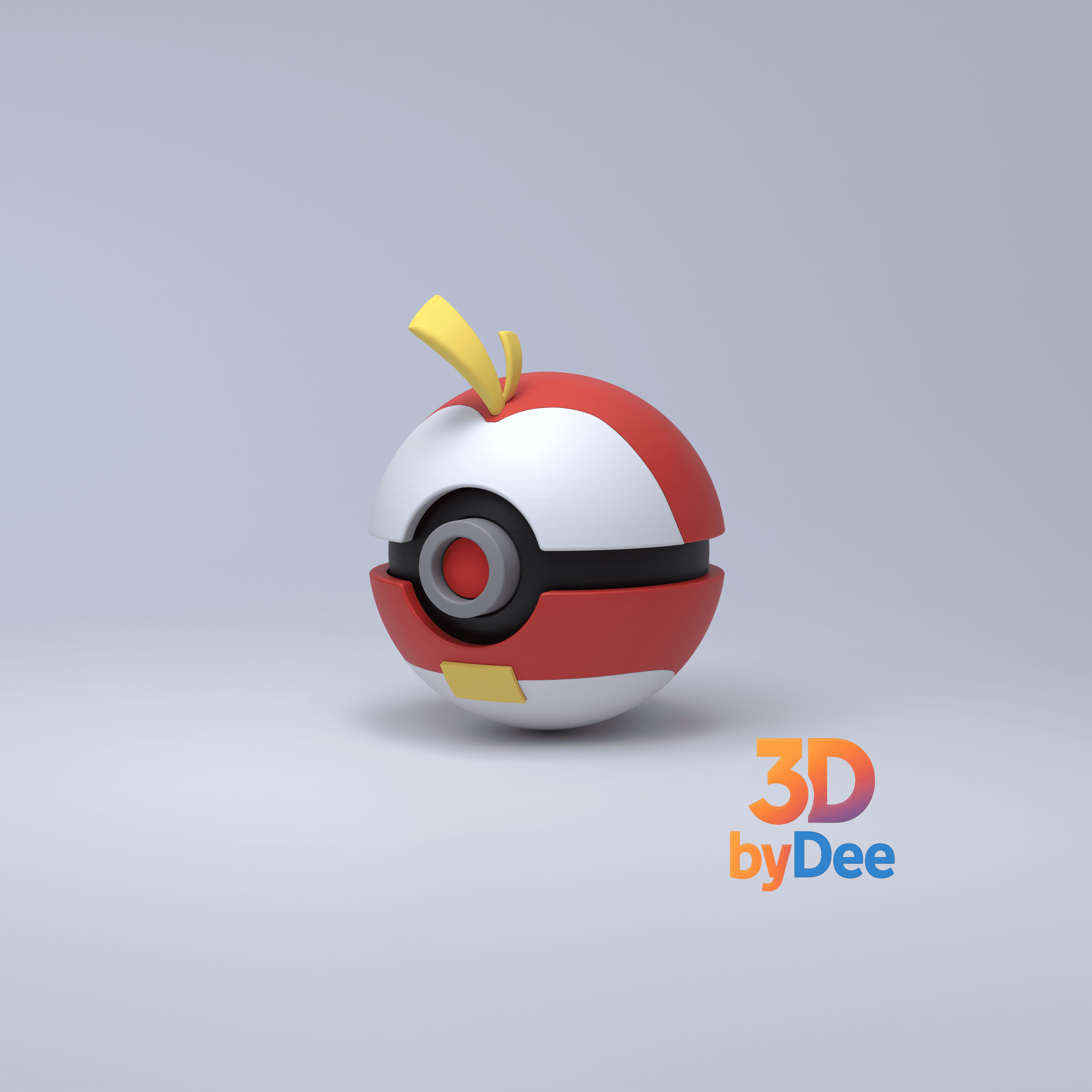 Fuecoco Pokebal 3d model