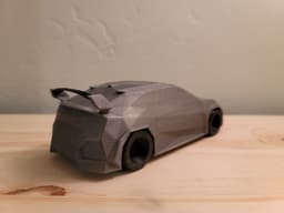 Low Poly Honda Civic Type R - Remastered 3d model