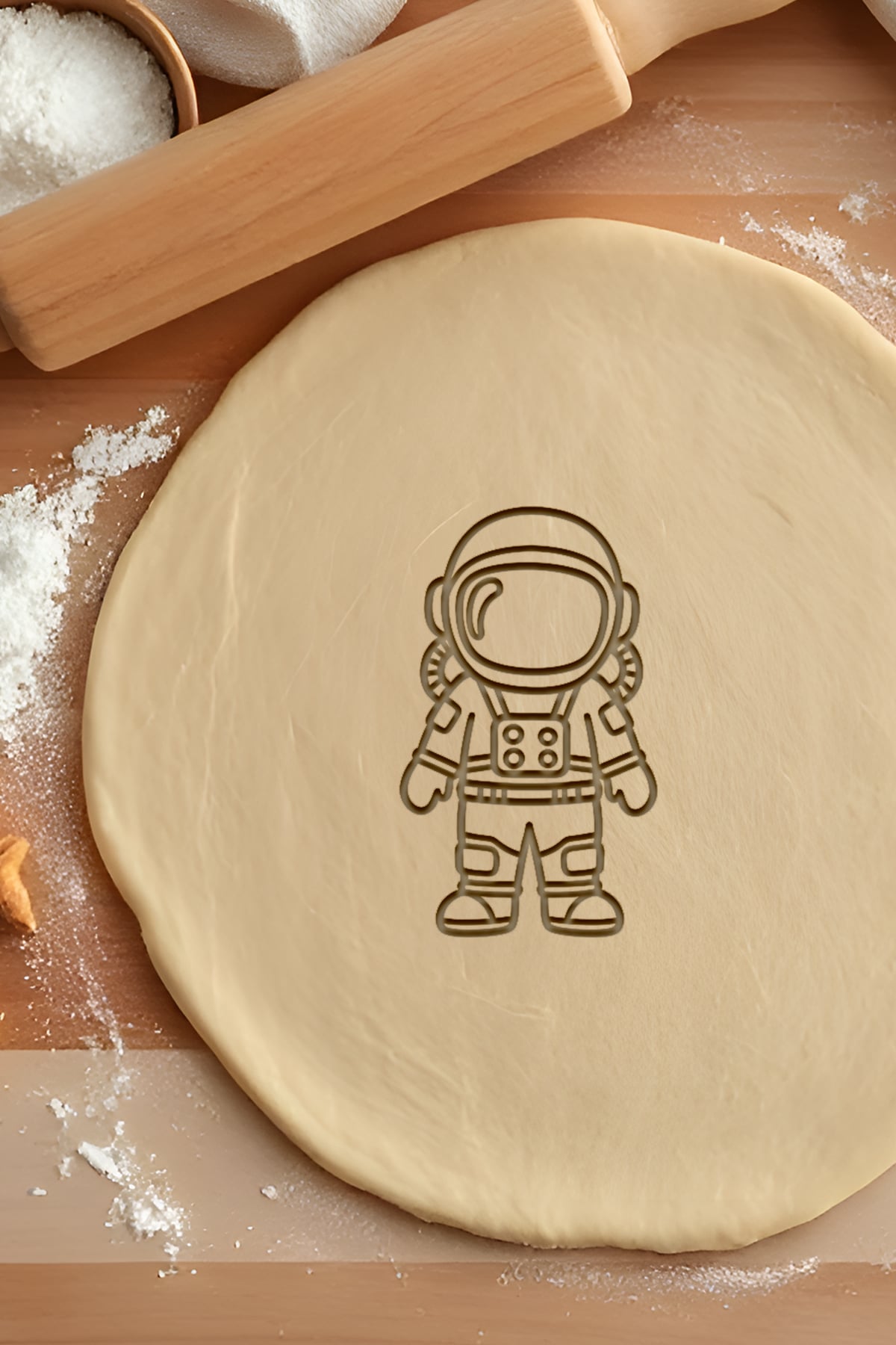Astronout Cookie Cutter, Biscuit Cutter 3d model