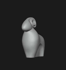 Home Decor: Ram Absrtact 3d model
