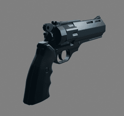 Modern Revolver 3D Printable STL v2 3d model