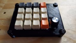 Dumbpad - 4x4 Macro Keypad with Rotary Encoder 3d model