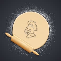 Knight Cookie Cutter, Biscuit Cutter 3d model