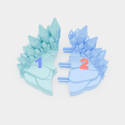 Crystal Dragon Stand 3d model