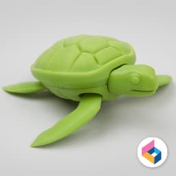 Foldable Sea Turtle - Flexi 3d model