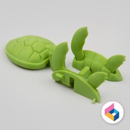 Foldable Sea Turtle - Flexi 3d model