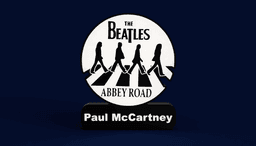 The Beatles Sign - LED Strip Compatible 3d model
