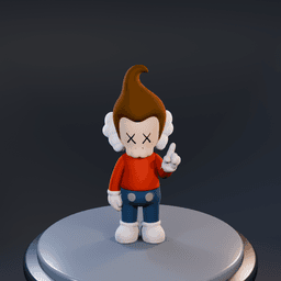 Jimmy Nuetron Kaws 3d model