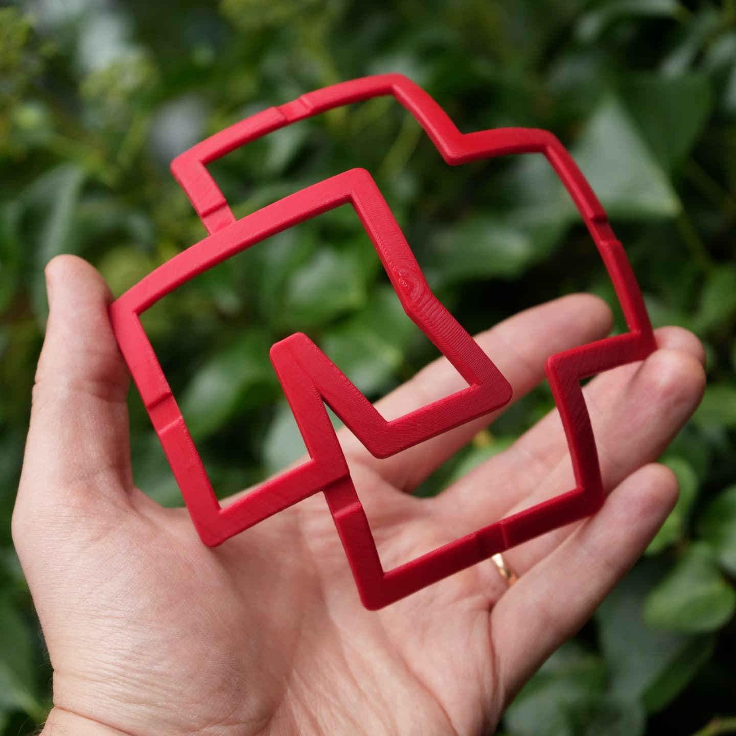 Rammstein logo hair pin (large) 3d model