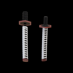 Tomioka Pool Noodle Sword 3d model