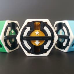 Hextraction Gauss Cannon Spinner 3d model