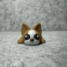 Smooshy Face Dog flexi 3d model