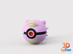 Slowbro Poke Ball 3d model