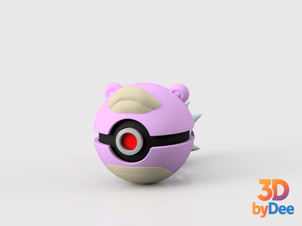 Slowbro Poke Ball 3d model